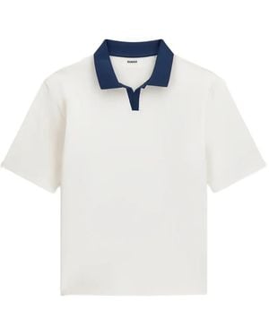 Guess Triangle Logo Polo - White