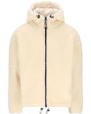 Napapijri Hooded fleece jacket - Natur
