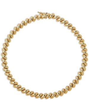 Anine Bing Collar en espiral de 14 ct - Metálico