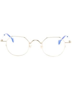 L.A. EYEWORKS Geometrische Dink Brille - Weiß