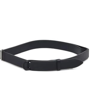 Orciani Loop-Fastening Leather Belt - White