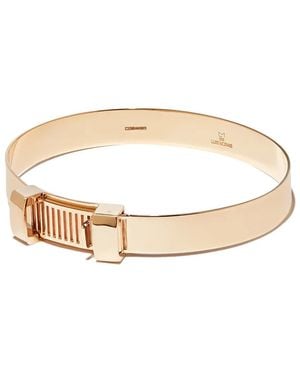 Luis Morais 14kt Cable Gelbgoldarmband - Mettallic