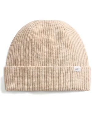 Woolrich Ribbed-Knit Wool Beanie - Natural