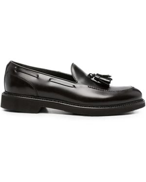 Canali Tassel-Detail Loafers - Black