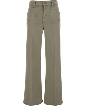 FRAME Le Slim Palazzo Jeans - Grau