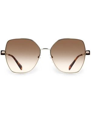 Liu Jo Geometric-Frame Sunglasses - Metallic