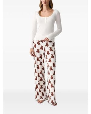 Guess Aria Pijamas Set - White