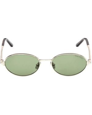 Tom Ford Gafas De Sol Gina-02 Con Montura Oval - Verde