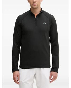Lacoste Half-Zip Sweatshirt - Black