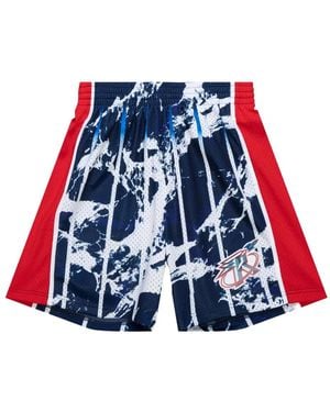 Mitchell & Ness Nba Houston Rockets 1996 Team Marble Swingman Shorts - Red
