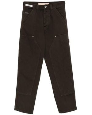 Yes London Panelled-Design Jeans - Black
