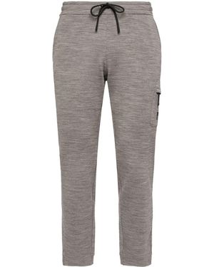 BOGGI Logo-Print Track Trousers - Grey