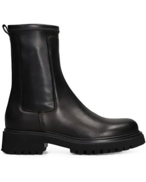 Julie Dee Lug-Sole Chelsea Boots - Black