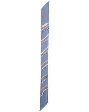 Prada Fular De Seda - Azul