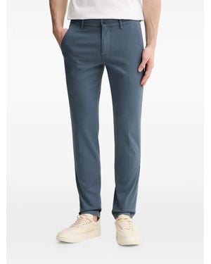Marc O' Polo Logo-Patch Chino Trousers - Blue