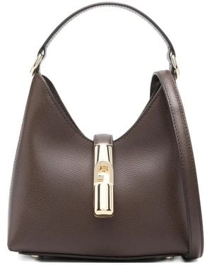 Furla Iride Buckle Shoulder Bag - Brown