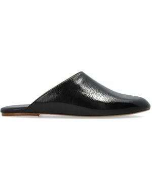 A.P.C. Leather Mules - Black