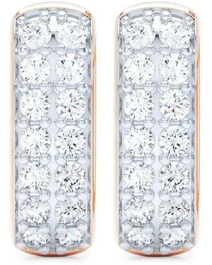 LOEV 14Kt Allday Rotgoldohrringe Mit Diamant - Blau