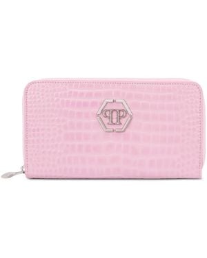 Philipp Plein Zip-Around Wallet - Pink