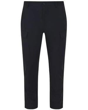 Patrick Assaraf Stretch-Design Cargo Trousers - Blue