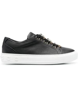Ferragamo Nadine Lace-Up Trainers - Black