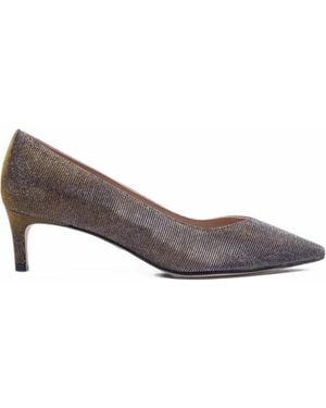 Stuart Weitzman Anny 50 Pointed-Toe Pumps - Grey