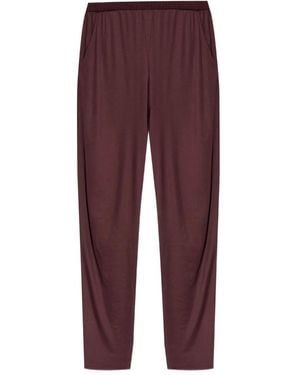 Hanro Elastic-Waistband Trousers - Purple