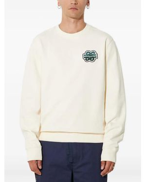 Filling Pieces Sudadera con parche bordado - Blanco