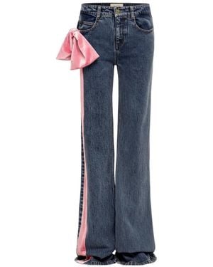 Hellessy Bentley Bow-Detail Jeans - Blue
