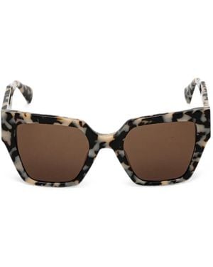 AllSaints Tortoiseshell-Effect Square-Frame Sunglasses - Brown