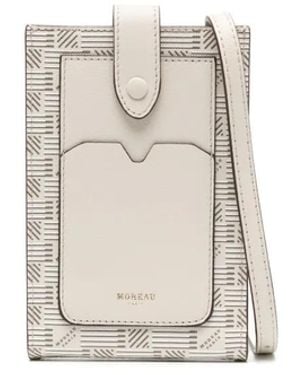 Moreau Phone Pouch Leather Bag - White