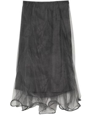 JNBY Layered Midi Skirt - Gray