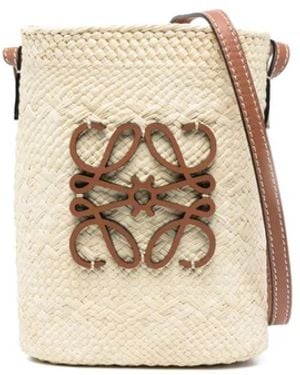 Loewe Crossbodytas Met Logopatch - Wit