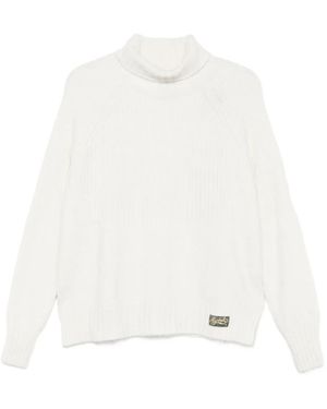 Superdry Roll-Neck Sweater - White