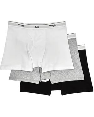 HOMMEGIRLS X Fruit Of The Loom Logo-Waistband Boxer Briefs (Set-Of-Three) - White