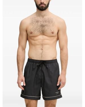 ARMANI EXCHANGE Shorts Mit Logo-Print - Schwarz