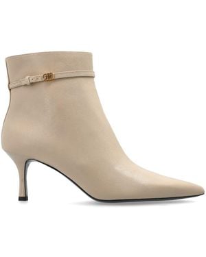 Tory Burch Double T Boots - Natural