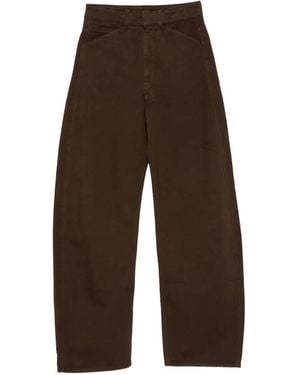 Lemaire Wide-Leg Jeans - Brown