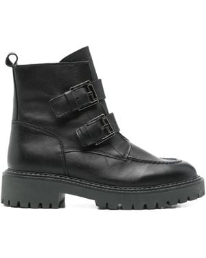Marc O' Polo Buckle-Detail Boots - Black