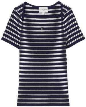 Claudie Pierlot Fine Knit Top - Blue