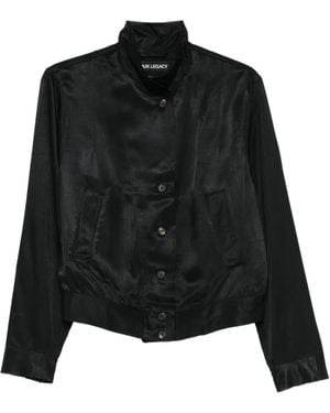 Our Legacy Twill Cropped Jacket - Black