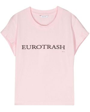 Eytys Zion Cropped T-Shirt - Pink