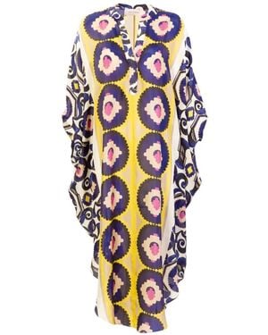 Silvia Tcherassi Ilse Mosaic Tunic - White