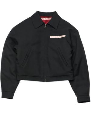 Stockholm Surfboard Club Alva Logo-Patch Jacket - Black