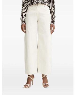 Haveone Wide-Leg Jeans - White