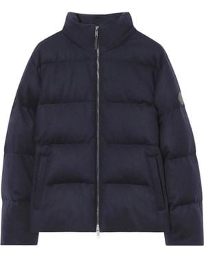 Burberry Cashmere Puffer Jacket - Blue