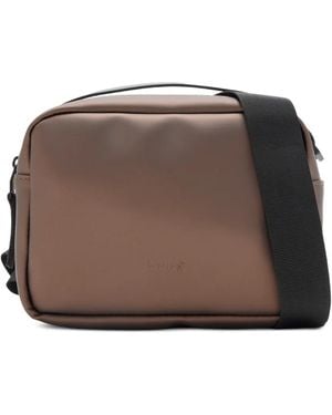 Rains Box Shoulder Bag - Brown
