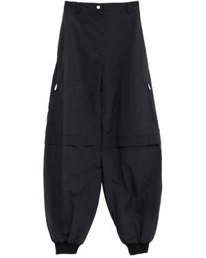 Jacquemus Voluminous Oval Trousers With Elasticated Cuffs - Blue