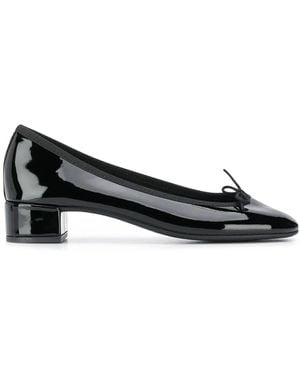 Repetto Block Heel Ballerinas - Black