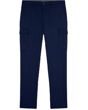 Paul & Shark Multiple-Pocket Cargo Trousers - Blue